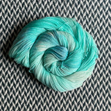 SEA GLASS -- Broadway sparkle sock yarn -- ready to ship