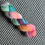 SUNSET BEACH -- Broadway sparkle sock yarn -- ready to ship