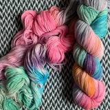 SUNSET BEACH -- Broadway sparkle sock yarn -- ready to ship