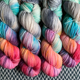 SUNSET BEACH -- Brooklyn Bridge worsted yarn -- ready to ship