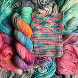 SUNSET BEACH -- dyed to order -- choose your yarn base