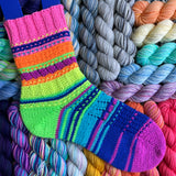 *Life is a Mix Tape Socks -- Knitting Pattern -- digital download (sock and DK weight)