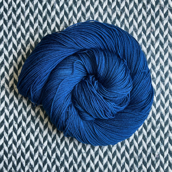 INDIGO PLUMAGE -- dyed to order -- choose your yarn base