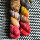 DRUMLINE -- Broadway sparkle sock yarn -- ready to ship