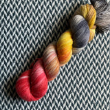 DRUMLINE -- Broadway sparkle sock yarn -- ready to ship