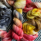 DRUMLINE -- Broadway sparkle sock yarn -- ready to ship