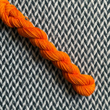 Carrot -- mini-skein -- Times Square sock yarn -- ready to ship