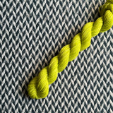 Citron Vert -- mini-skein -- Times Square sock yarn-- ready to ship