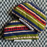 FUNKY STRIPES -- small notion pouch with zipper -- ready to ship