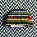 FUNKY STRIPES -- small notion pouch with zipper -- ready to ship