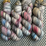 BOOTLEG CD -- Wave Hill zebra fingering yarn -- ready to ship