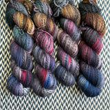 COVER BAND -- Wave Hill zebra fingering yarn -- ready to ship