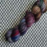 COVER BAND -- Wave Hill zebra fingering yarn -- ready to ship