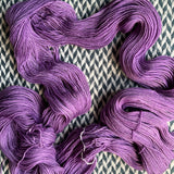 LILAC CYCLONE -- dyed to order -- choose your yarn base