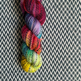 DUSK RAINBOW -- Wave Hill zebra fingering yarn -- ready to ship