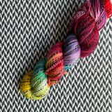 DUSK RAINBOW -- Wave Hill zebra fingering yarn -- ready to ship