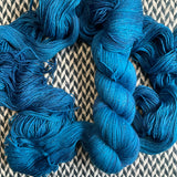 BLUE AGATE -- Broadway sparkle sock yarn -- ready to ship