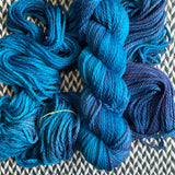 BLUE AGATE -- Flushing Meadows bulky yarn -- ready to ship