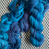 BLUE AGATE -- Flushing Meadows bulky yarn -- ready to ship