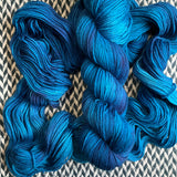 BLUE AGATE -- dyed to order -- choose your yarn base