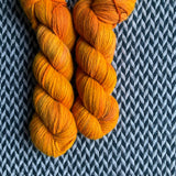 AUTUMN ORANGE -- Central Park alpaca sport -- ready to ship