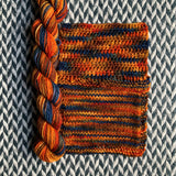 Beauti-fall -- mini-skein -- Times Square sock yarn -- ready to ship