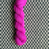 HIGHLIGHTER PURPLE -- Half-Skein -- Harlem sock yarn -- ready to ship