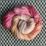 LOVE POTION NUMBER NINE -- Crown Heights alpaca/silk fingering yarn -- ready to ship