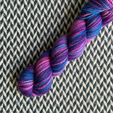 SUNSET DREAMS -- Half-Skein -- Broadway sparkle sock yarn -- ready to ship