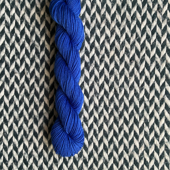 True Blue Friend -- mini-skein -- Times Square sock yarn -- ready to ship