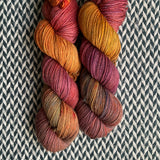 AT AUTUMN'S DOOR -- East Village non-superwash sparkle DK yarn -- ready to ship