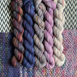 Music of my Youth *5 Mini-Skein Set* -- Times Square sock yarn -- ready to ship