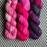 AMUSING TRIO *3 Skein Set* -- Greenwich Village DK yarn -- ready to ship