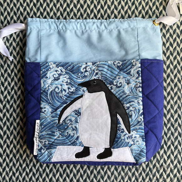 PENGUIN -- project bag -- ready to ship