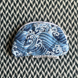 Waves -- small notion pouch with zipper -- ready to ship