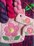 PINK FLOWER -- dpn cozy -- ready to ship