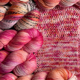 HIBISCUS -- dyed to order yarn -- choose your yarn base