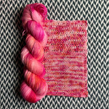 HIBISCUS -- dyed to order yarn -- choose your yarn base