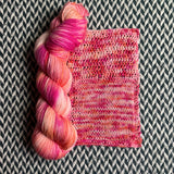 HIBISCUS -- Broadway sparkle sock yarn -- ready to ship