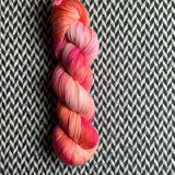 HIBISCUS -- Broadway sparkle sock yarn -- ready to ship