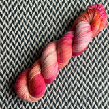 HIBISCUS -- Broadway sparkle sock yarn -- ready to ship