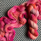 HIBISCUS -- Broadway sparkle sock yarn -- ready to ship