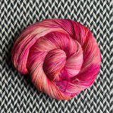 HIBISCUS -- Broadway sparkle sock yarn -- ready to ship