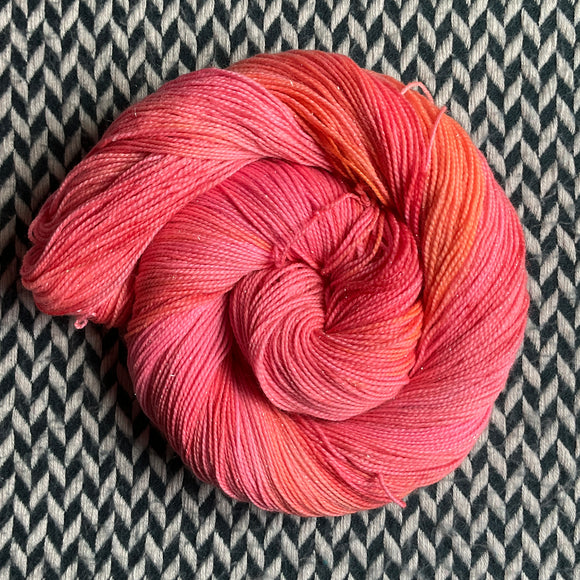 SNAP DRAGONS -- Broadway sparkle sock yarn -- ready to ship