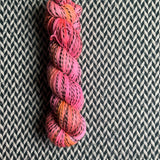 SNAP DRAGONS -- Wave Hill zebra fingering yarn -- ready to ship