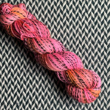 SNAP DRAGONS -- Wave Hill zebra fingering yarn -- ready to ship