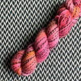 SNAP DRAGONS -- Wave Hill zebra fingering yarn -- ready to ship