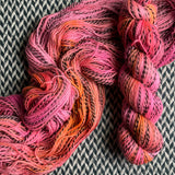 SNAP DRAGONS -- Wave Hill zebra fingering yarn -- ready to ship