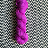 HIGHLIGHTER PURPLE -- Broadway sparkle sock yarn -- ready to ship