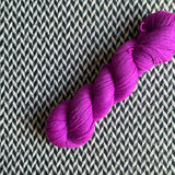 HIGHLIGHTER PURPLE -- Broadway sparkle sock yarn -- ready to ship